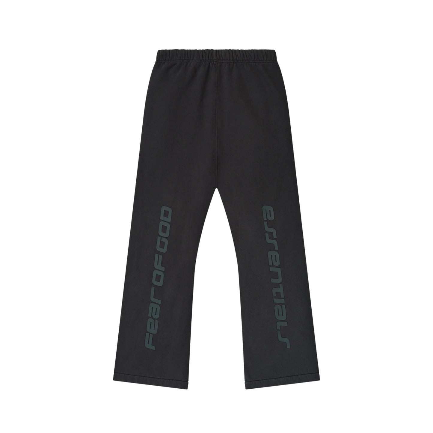FEAR OF GOD ESSENTIALS HEAVY FLEECE FLARE SWEATPANTS VINTAGE BLACK