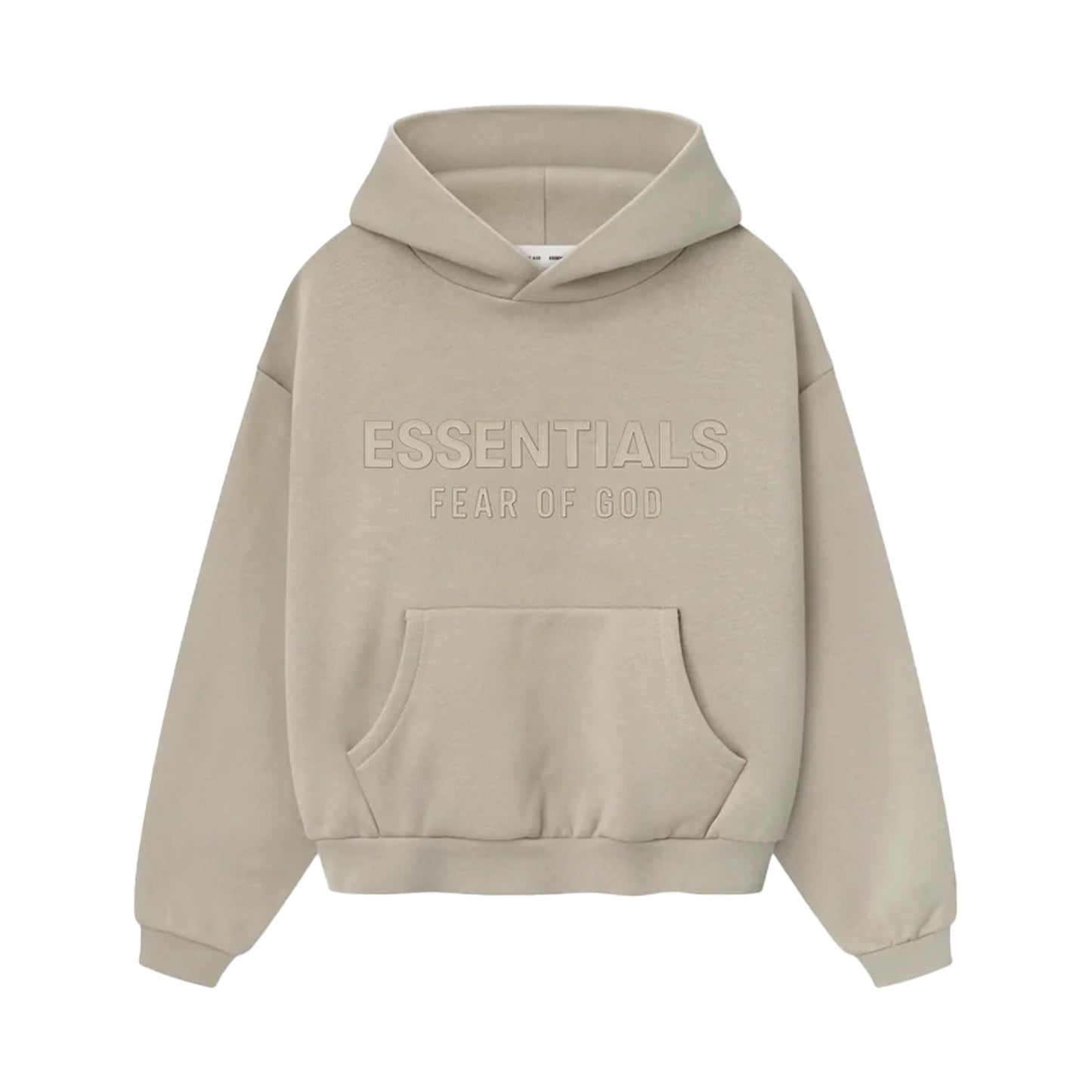 FEAR OF GOD ESSENTIALS KID'S FLEECE HOODIE TIMBER