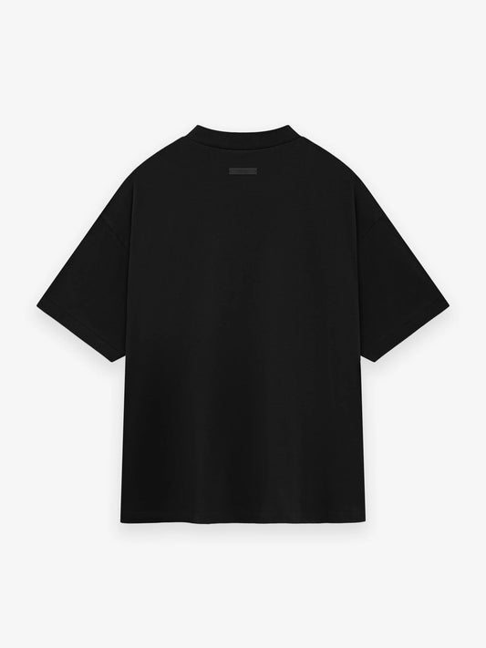 FEAR OF GOD ESSENTIALS JERSEY CREW NECK TEE (BLACK)