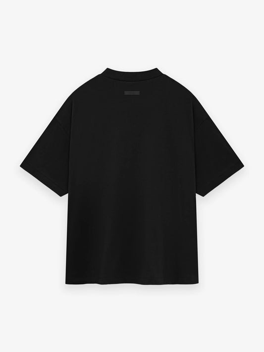 FEAR OF GOD ESSENTIALS HEAVY CREWNECK TEE (BLACK)