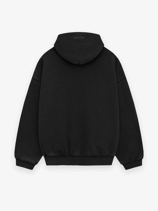 FEAR OF GOD ESSENTIALS HEAVY FLEECE VINTAGE SHRUNKEN HOODIE (BLACK)