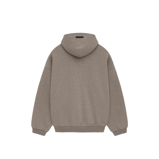 FEAR OF GOD ESSENTIALS HEAVY FLEECE VINTAGE SHRUNKEN HOODIE (HEATHER GRAY)