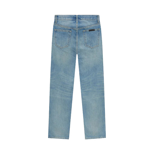 FEAR OF GOD ESSENTIALS DENIM 5-POCKET JEAN (VINTAGE BLUE)