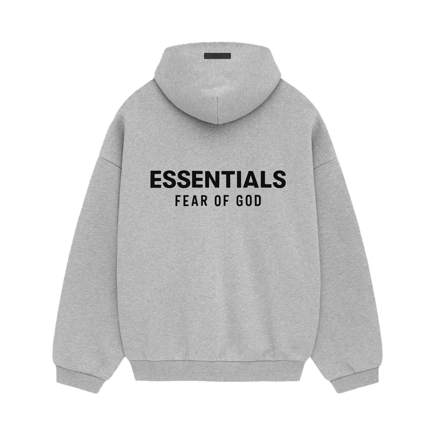 FEAR OF GOD ESSENTIALS FLEECE HOODIE (LIGHT HEATHER GRAY)