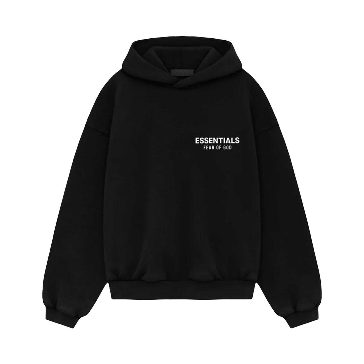 FEAR OF GOD ESSENTIALS KID'S FLEECE HOODIE (BLACK)