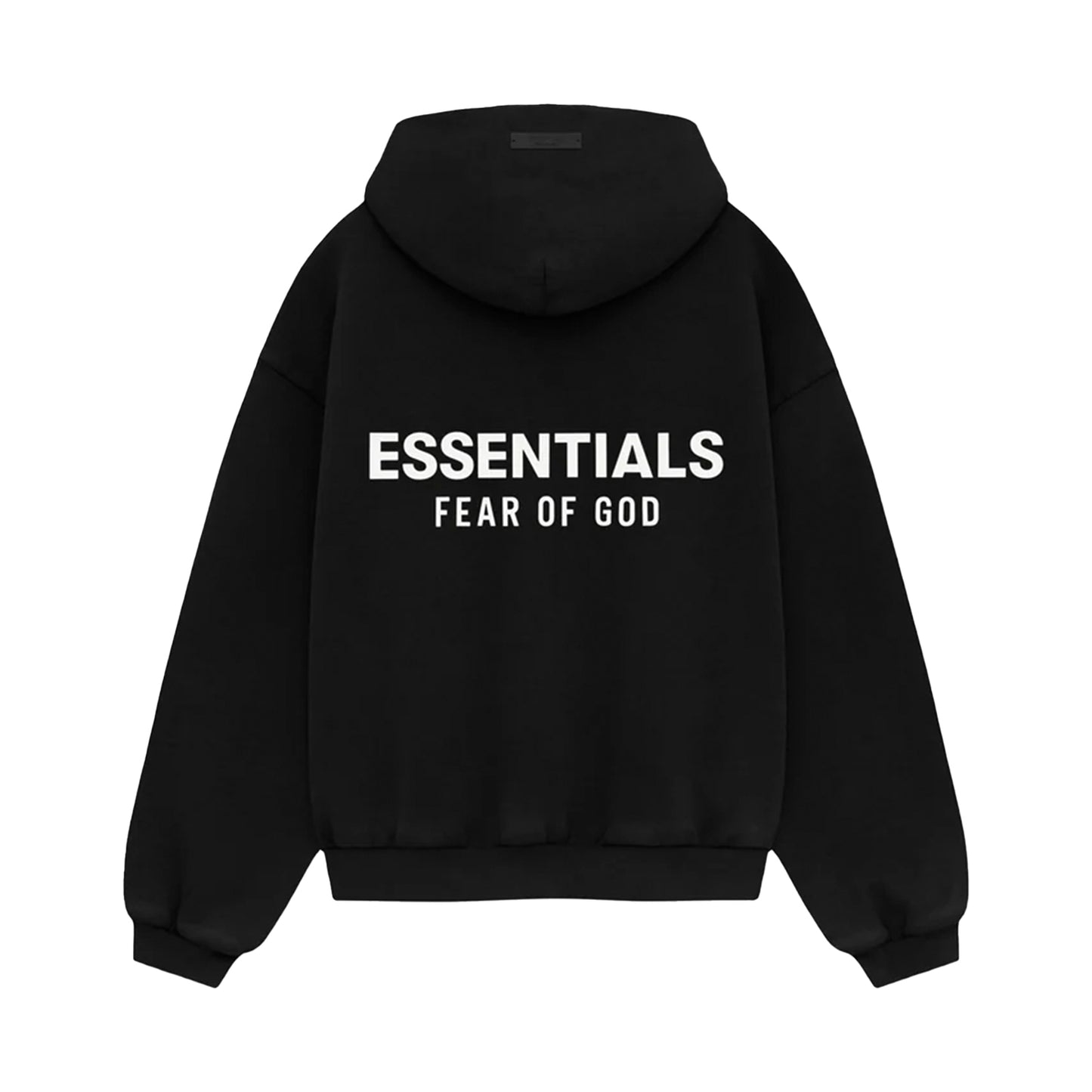 FEAR OF GOD ESSENTIALS KID'S FLEECE HOODIE (BLACK)