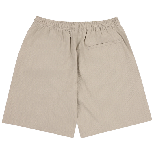 PLEASURES FORTUNATE ACTIVE SHORTS BEIGE
