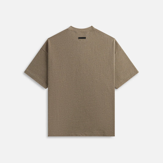 FEAR OF GOD ESSENTIALS HEAVY CREWNECK TEE (HEATHER GRAY)