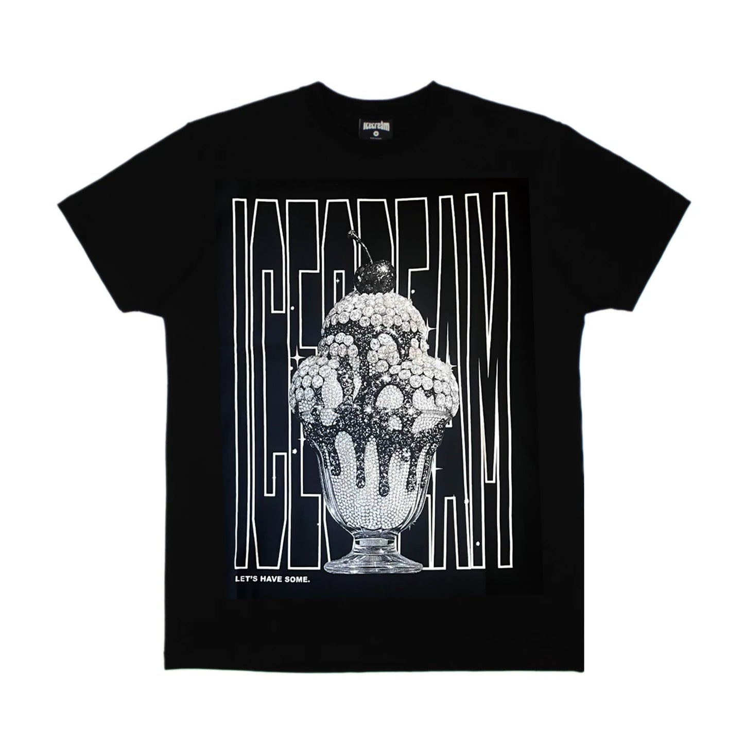 ICE CREAM BOLDY SS TEE BLACK 461-4208