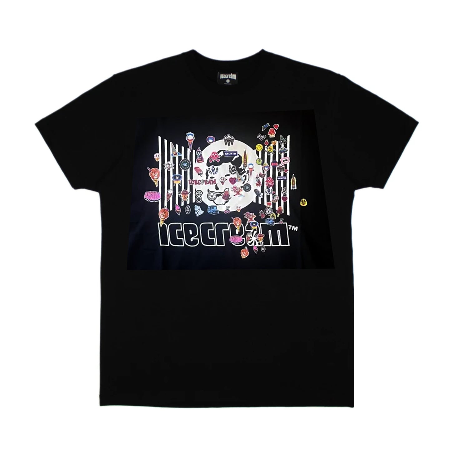 ICE CREAM STICK UP SS TEE BLACK 461-4204