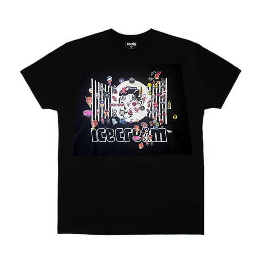 ICE CREAM STICK UP SS TEE BLACK 461-4204