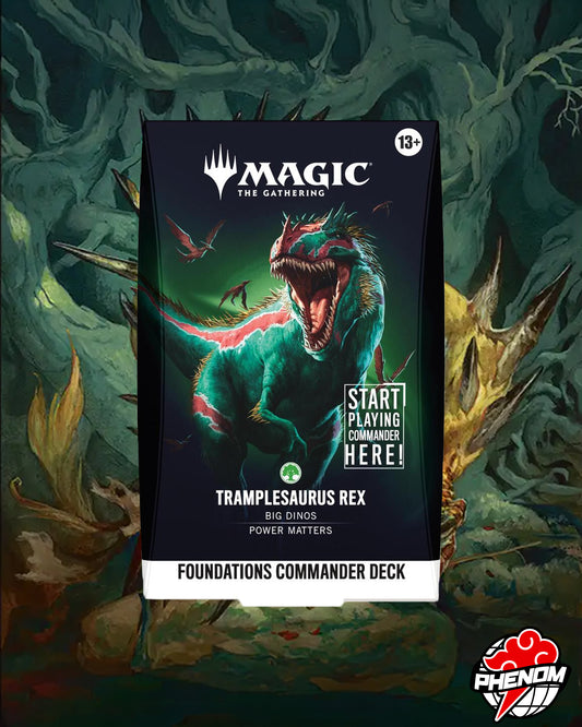 MAGIC THE GATHERING: FOUNDATIONS COMMANDER DECKS - TRAMPLESAURUS REX