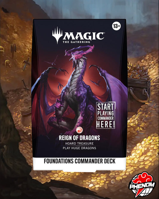 MAGIC THE GATHERING: FOUNDATIONS COMMANDER DECKS - REIGN OF DRAGONS