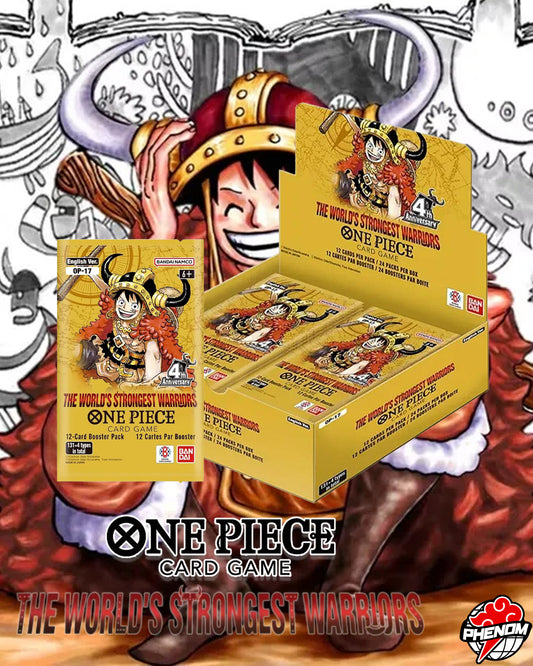 ONE PIECE TCG: THE WORLD'S STRONGEST WARRIORS BOOSTER BOX (OP-17)