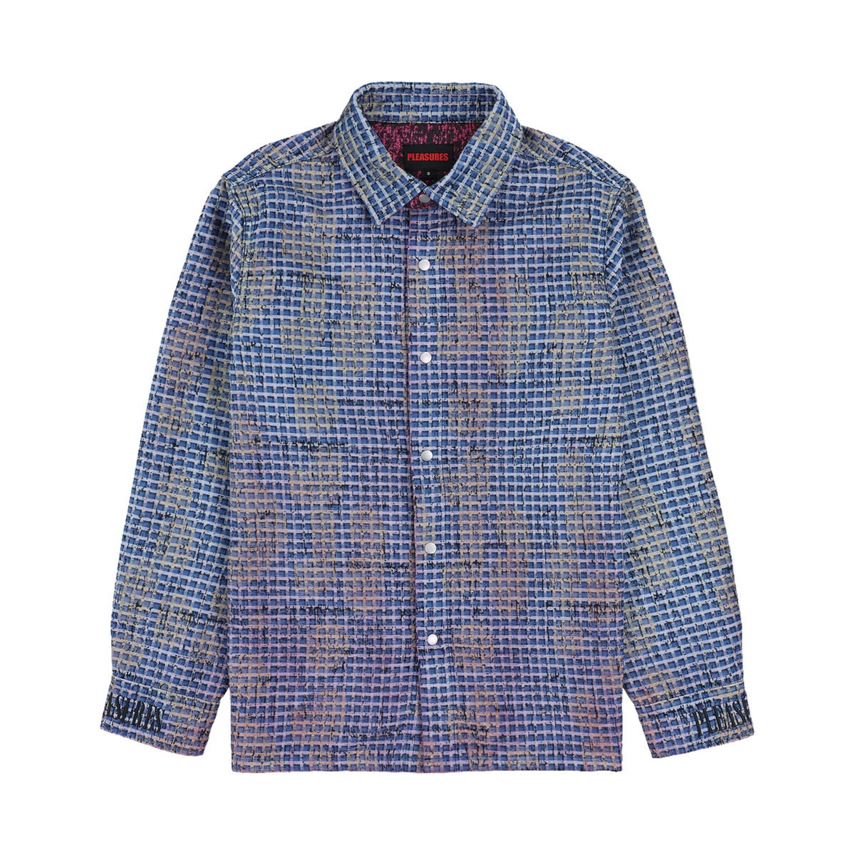 PLEASURES OPERATOR REVERSIBLE OVERSHIRT BLUE