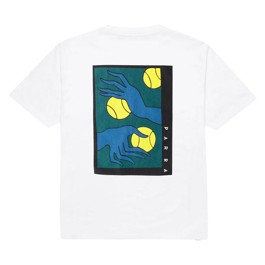 PARRA BALL CATCHER T-SHIRT WHITE