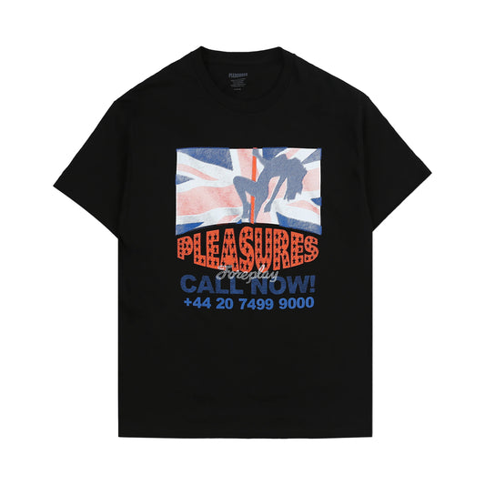 PLEASURES CALL NOW T-SHIRT