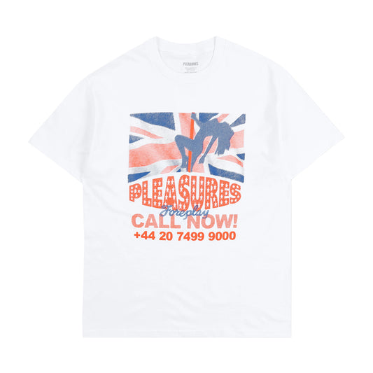 PLEASURES CALL NOW T-SHIRT