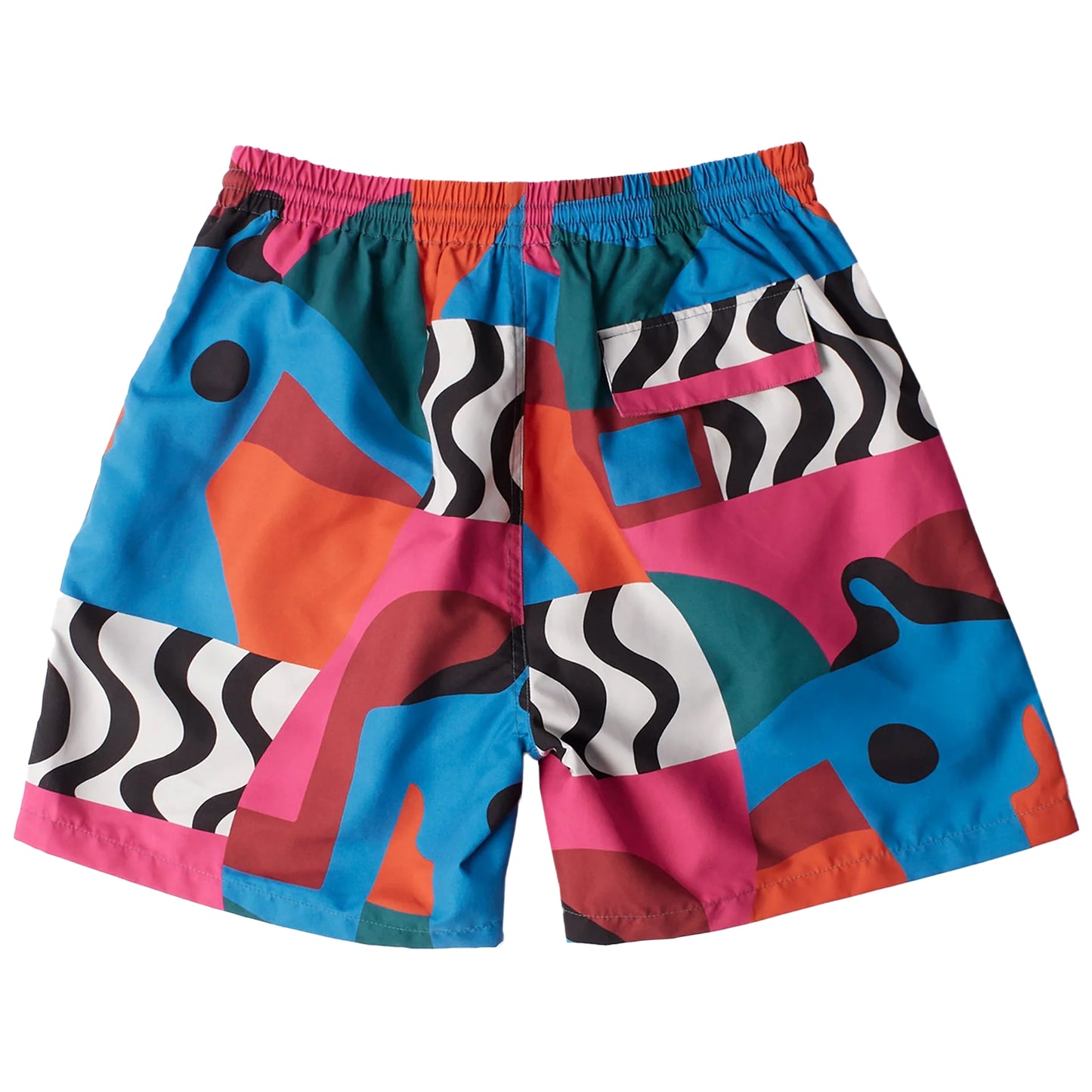 PARRA DISTORTED WATER SWIM SHORTS MULTI