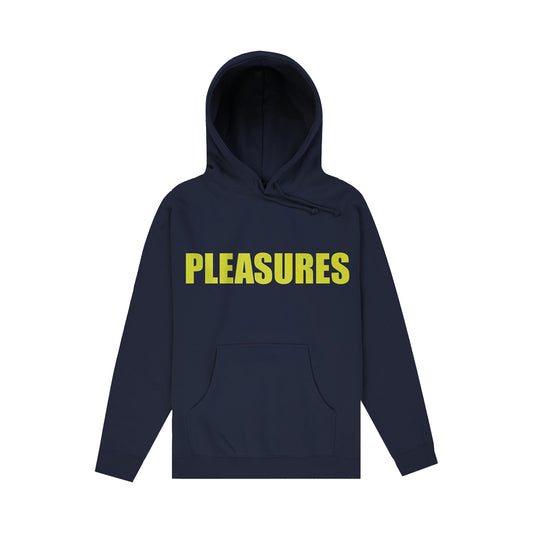 PLEASURES SECURITY HOODIE NAVY