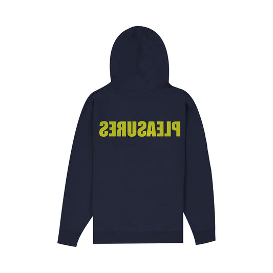 PLEASURES SECURITY HOODIE NAVY