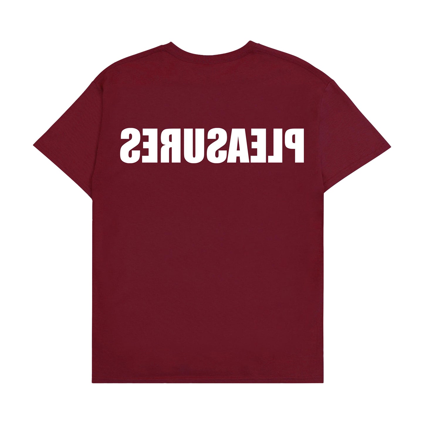 PLEASURES SECURITY T-SHIRT BURGUNDY