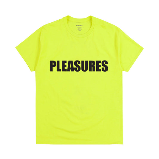 PLEASURES SECURITY T-SHIRT SAFETY GREEN