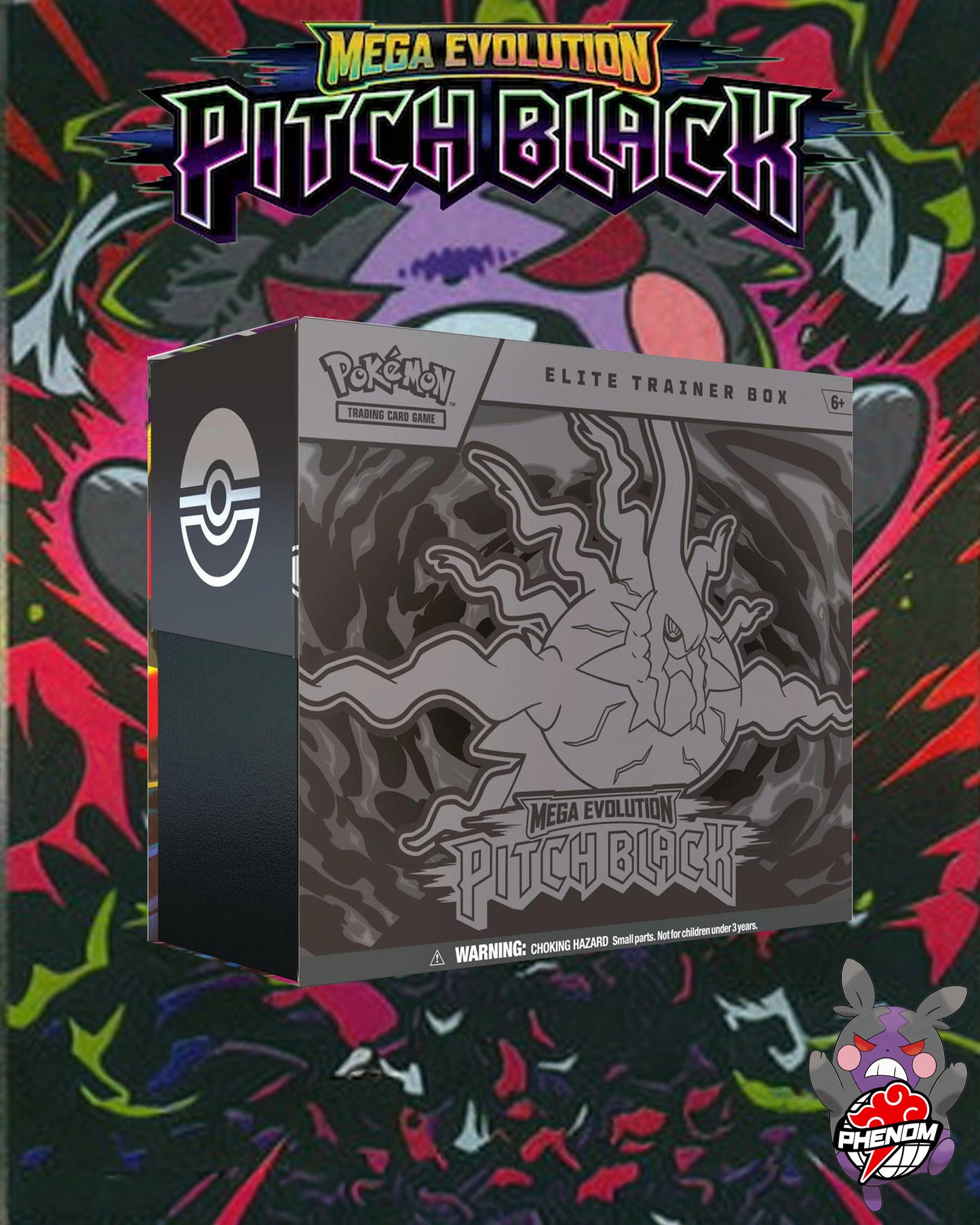 POKEMON TCG: PITCH BLACK ELITE TRAINER BOX - ME05: PITCH BLACK (PBL)
