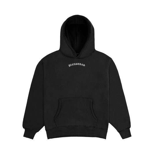 PLEASURES NEURAL HOODIE BLACK