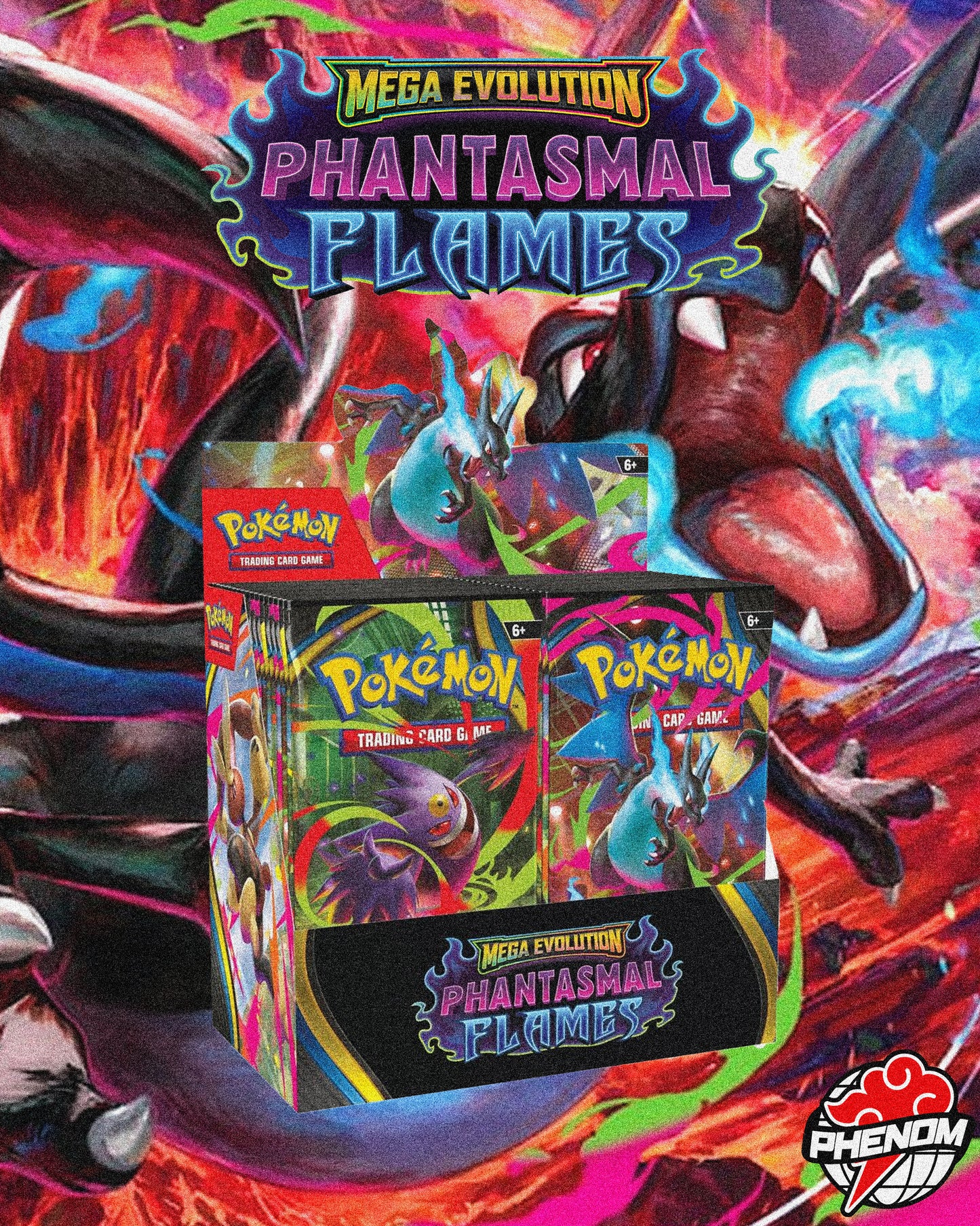 POKEMON TCG: PHANTASMAL FLAMES BOOSTER BOX - ME02: PHANTASMAL FLAMES (PFL)