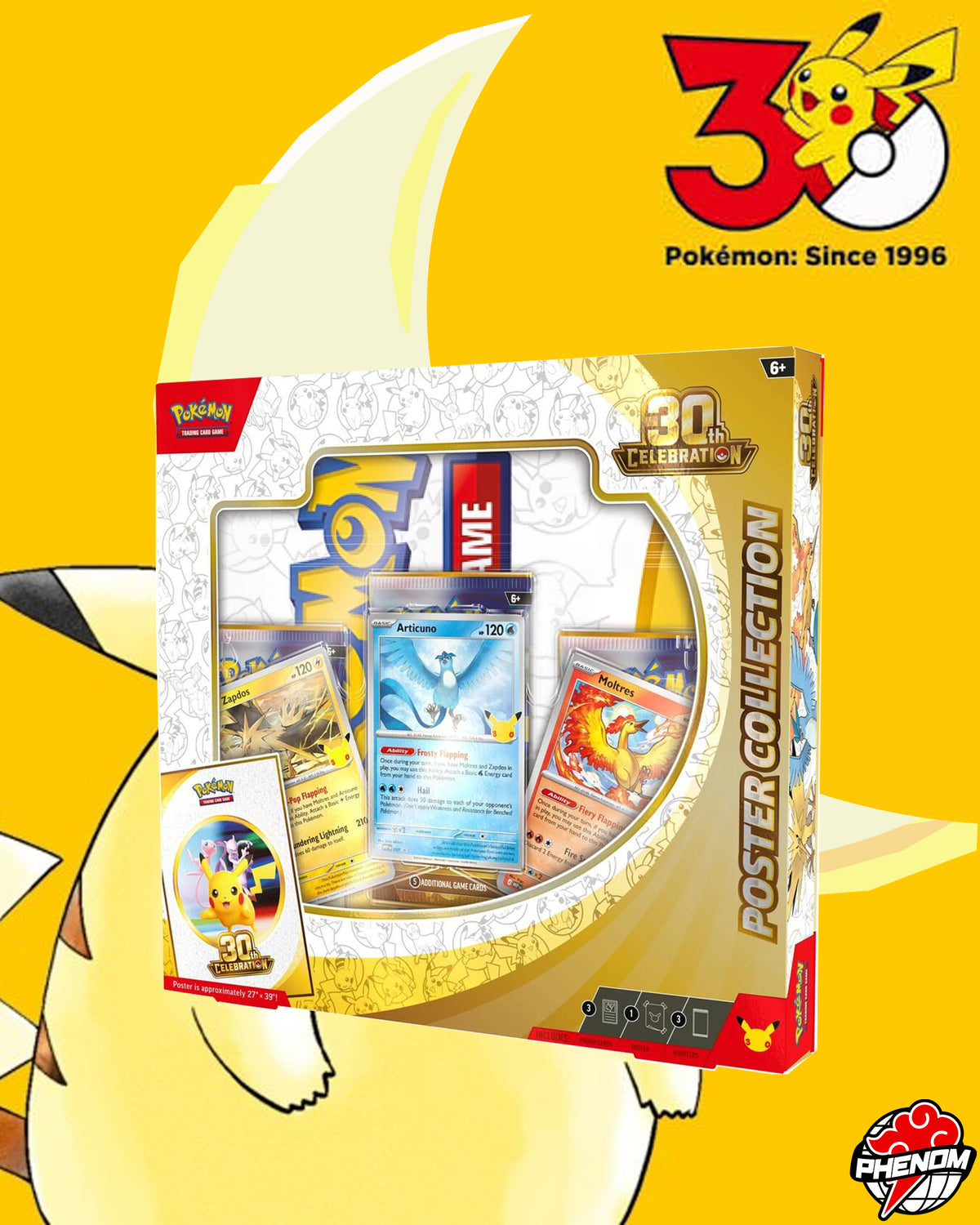 POKEMON TCG: 30TH CELEBRATION POSTER COLLECTION - ME: 30TH CELEBRATION