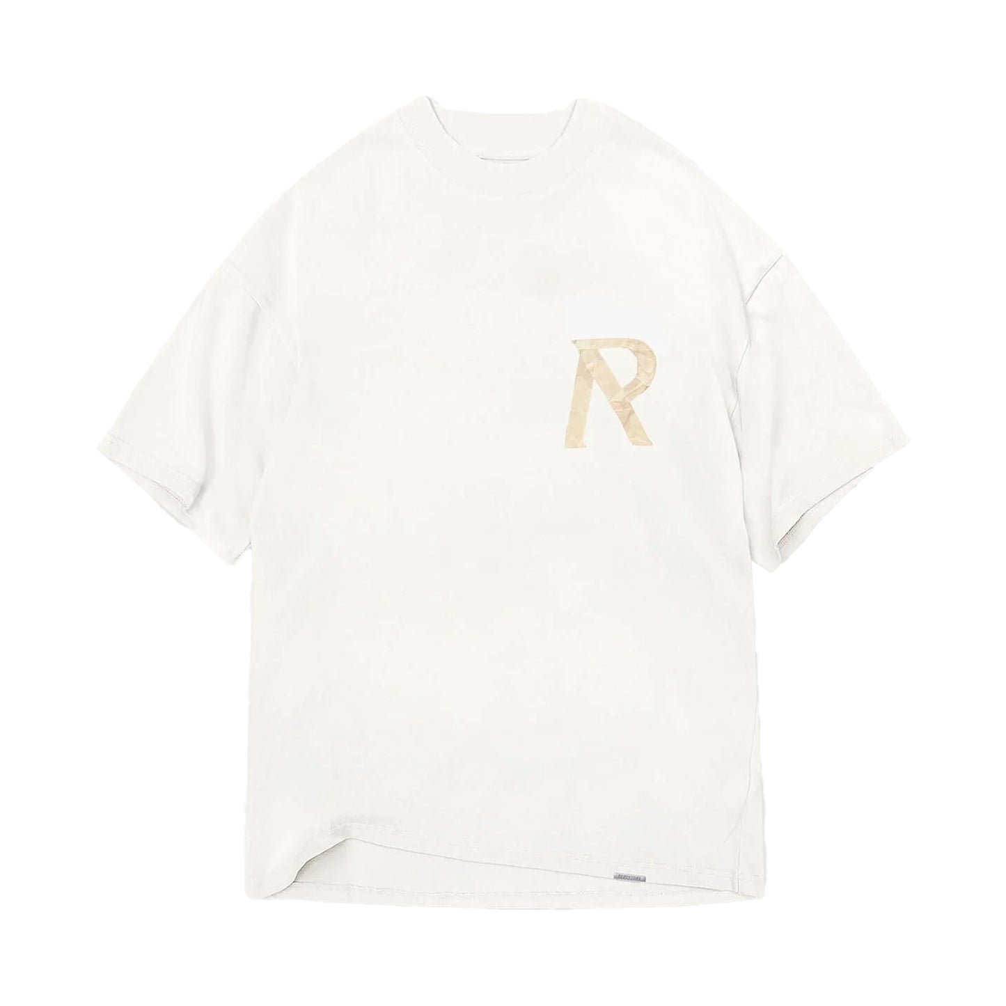 REPRESENT MASKING TAPE INITIAL T-SHIRT FLAT WHITE