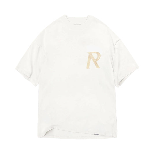 REPRESENT MASKING TAPE INITIAL T-SHIRT FLAT WHITE