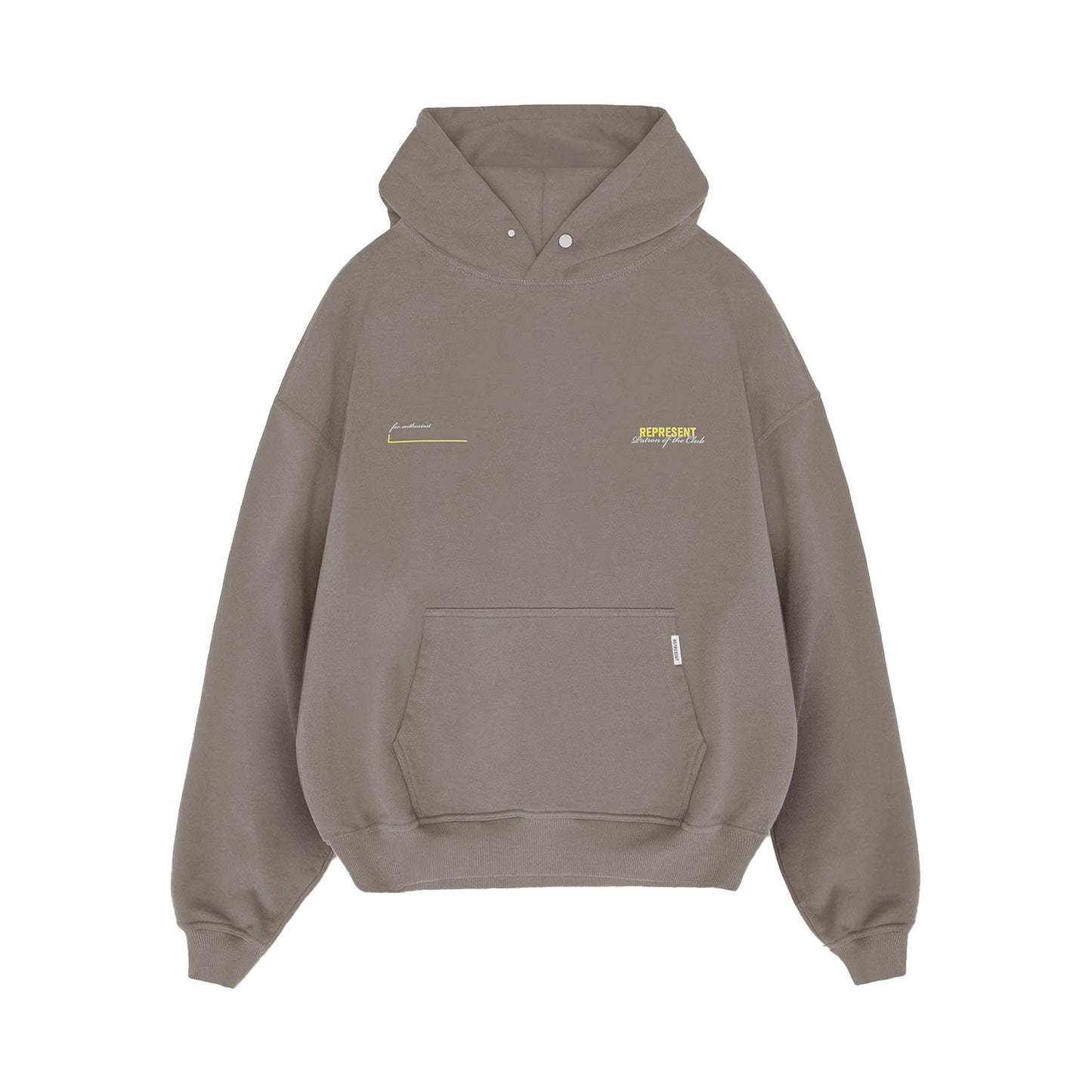 REPRESENT PATRON OF THE CLUB HOODIE WASHED OLIVE