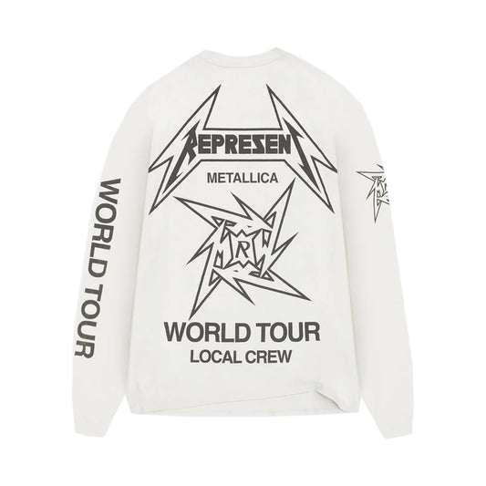 REPRESENT 40 YEAR ANNIVERSARY LS T-SHIRT WHITE