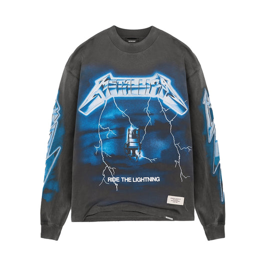 REPRESENT METALLICA RIDE THE LIGHTNING LS T-SHIRT BLACK