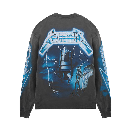 REPRESENT METALLICA RIDE THE LIGHTNING LS T-SHIRT BLACK