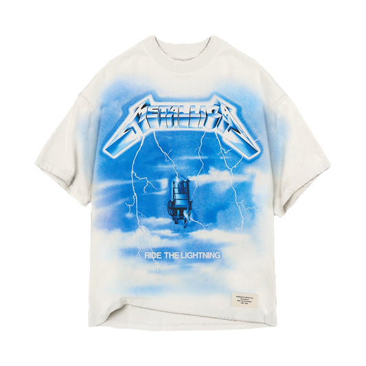REPRESENT RIDE THE LIGHTNING SS T-SHIRT WHITE