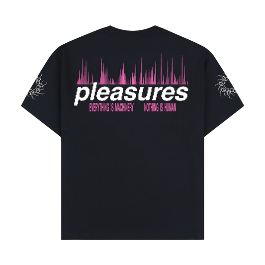 PLEASURES ROTATION T-SHIRT BLACK