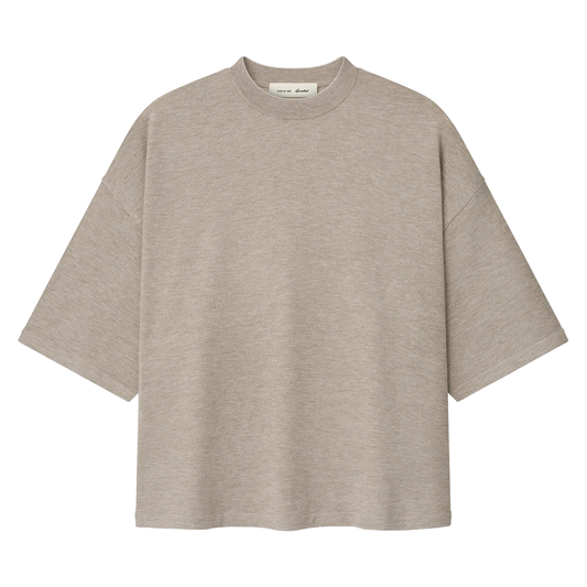 FEAR OF GOD ESSENTIAL SOFT KNIT TEE SEAL HEATHER