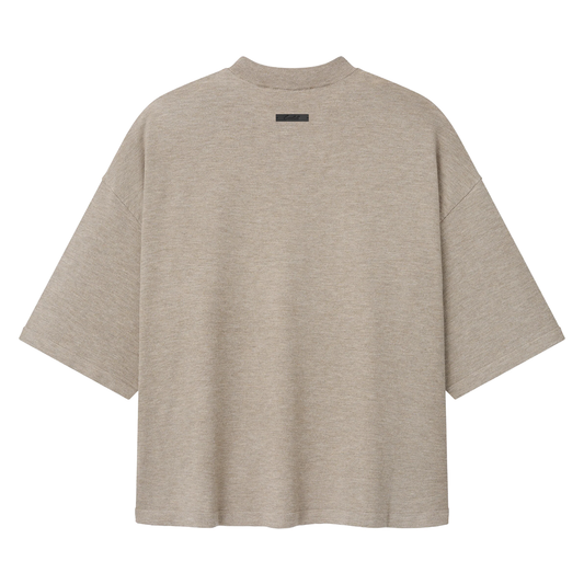 FEAR OF GOD ESSENTIAL SOFT KNIT TEE SEAL HEATHER