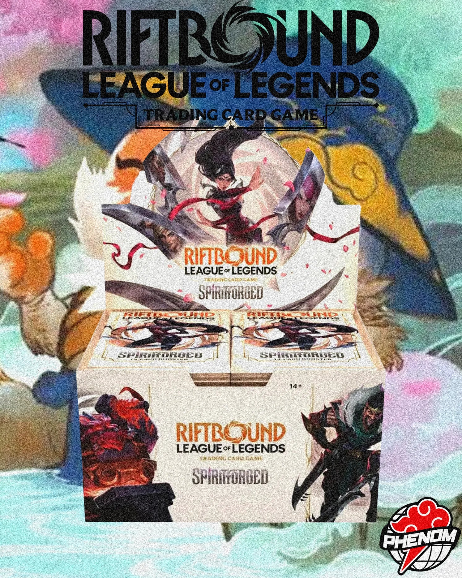 RIFTBOUND TCG: LEAGUE OF LEGENDS: SET 2 SPIRITFORGED BOOSTER DISPLAY ...