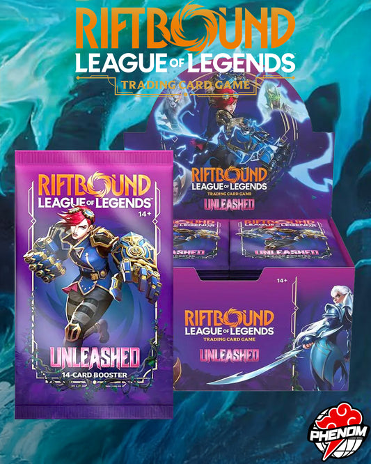 RIFTBOUND TCG: LEAGUE OF LEGENDS: SET 3 UNLEASHED BOOSTER DISPLAY