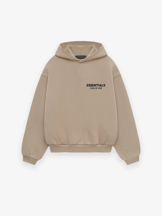 FEAR OF GOD ESSENTIALS KID'S FLEECE HOODIE (DESERT SAND)