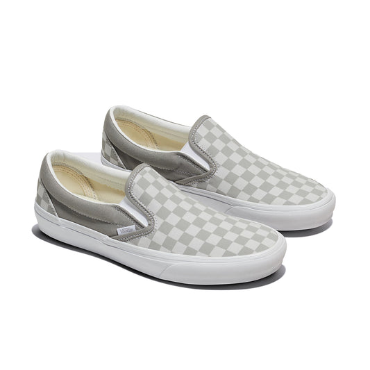 VANS CLASSIC SLIP-ON CANVAS BLOCK GREY