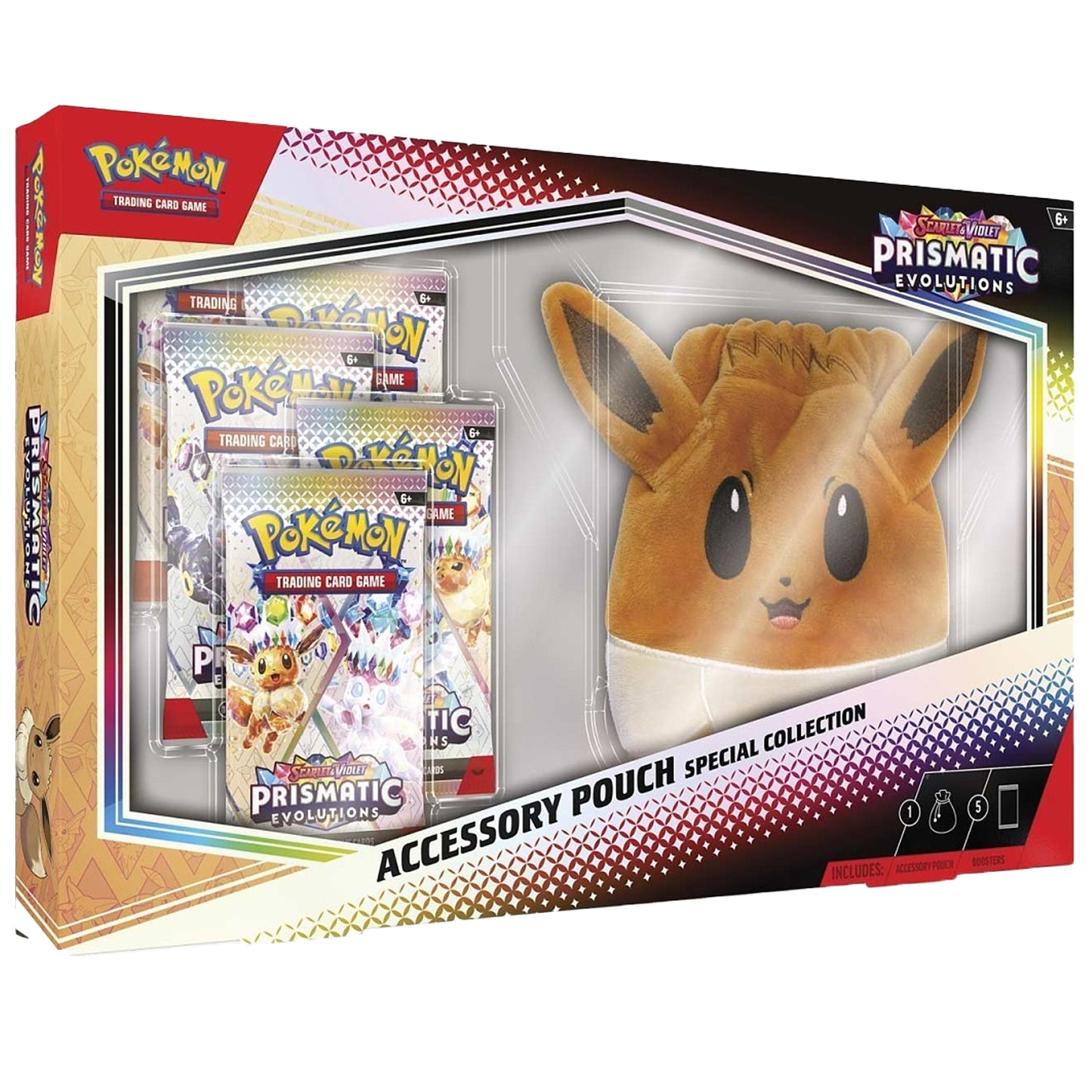 POKEMON TCG: SCARLET AND VIOLET (SV8.5): PRISMATIC EVOLUTIONS ACCESSORY POUCH SPECIAL COLLECTION