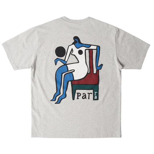 PARRA CHAIR BALLER T-SHIRT HEATHER GREY