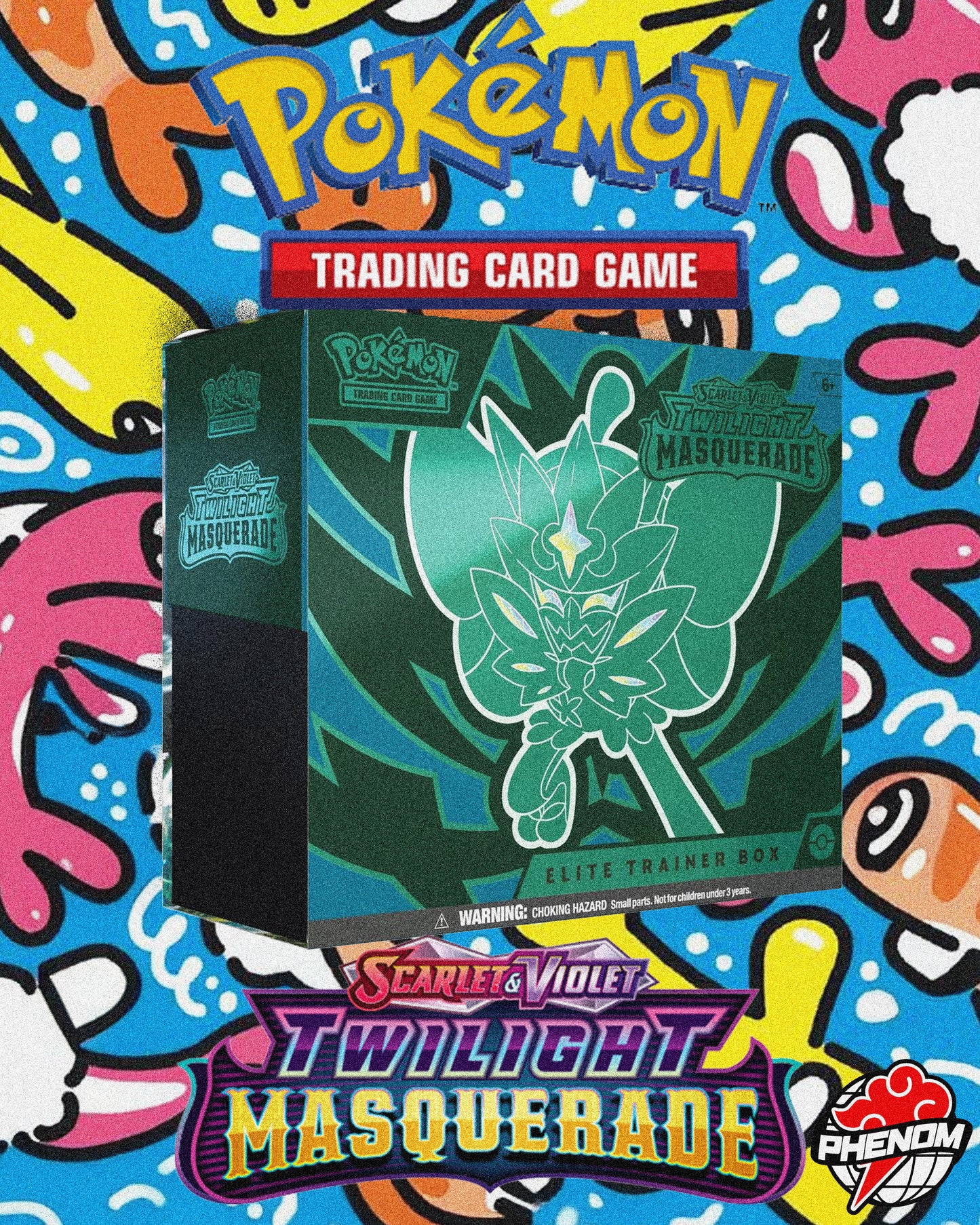 POKEMON TCG: SCARLET AND VIOLET (SV06): TWILIGHT MASQUERADE ELITE TRAINER BOX