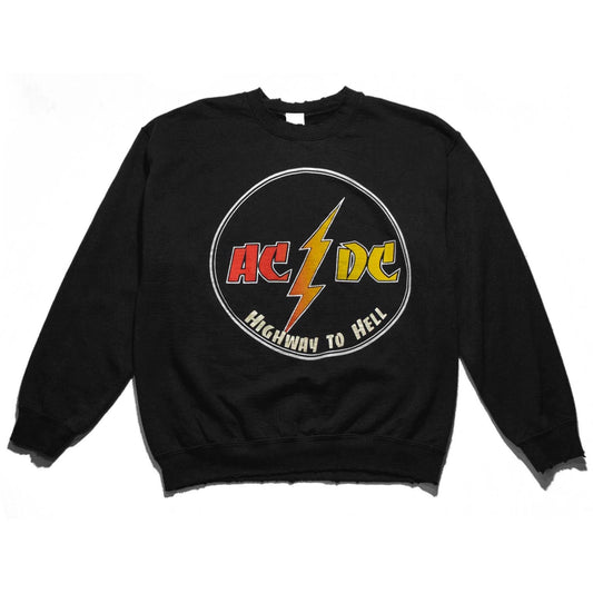 MADEWORN AC/DC HIGHWAY TO HELL BOLT SWEATSHIRT