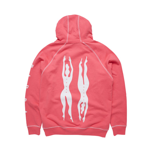 PARRA UNDER PINK WATERS HOODED SWEATSHIRT